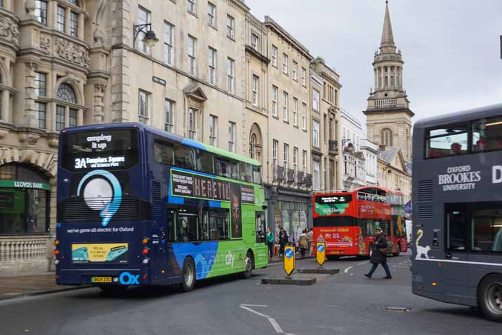 Oxford Wright Streetdeck Electroliner 773, City Sightseeing 191 & Brookes P&R